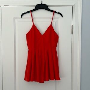 LF Cherry Red Romper Size: S